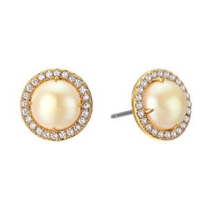 KATE SPADE • Bright Ideas Halo Pavè Earrings